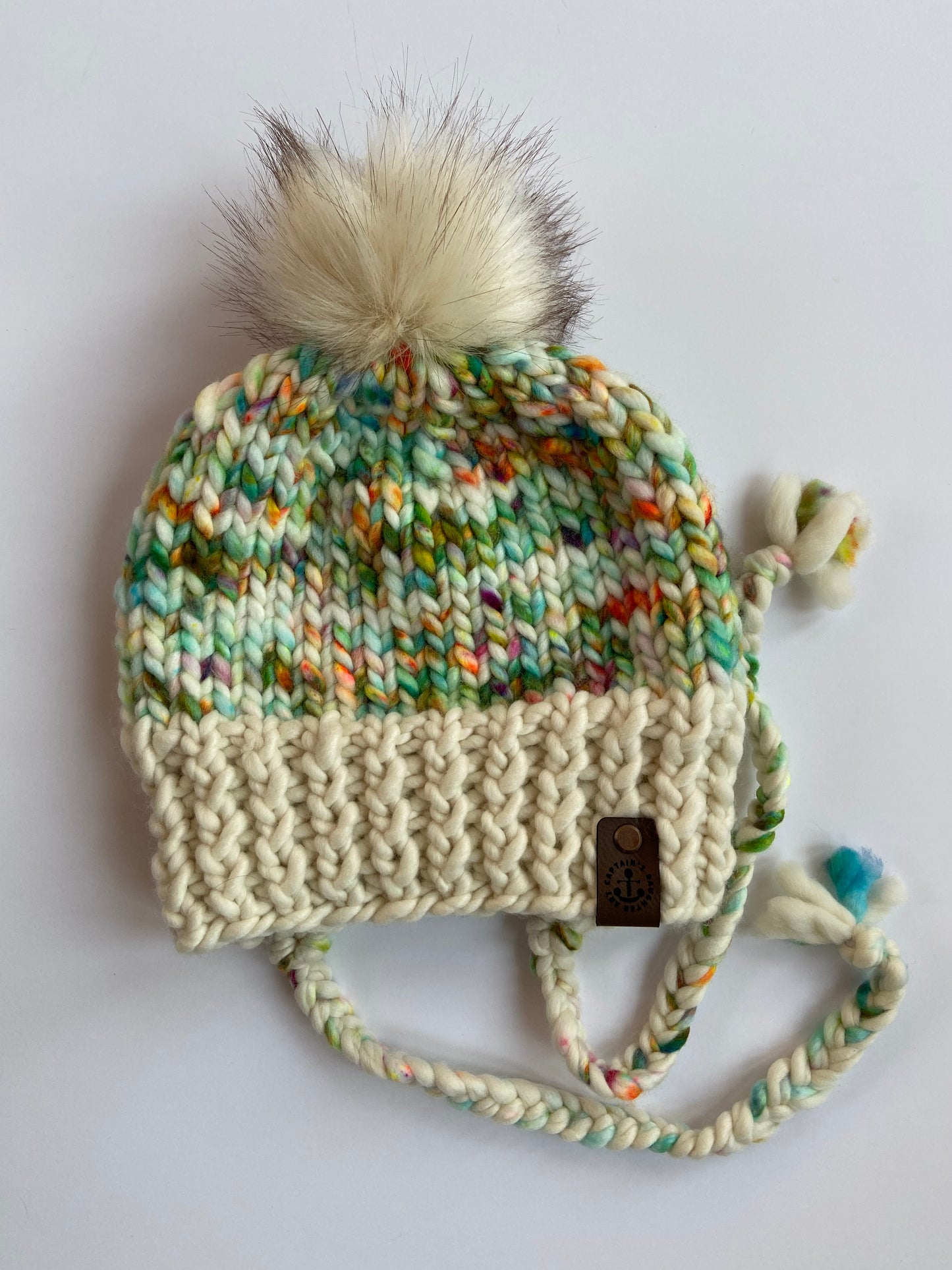 Kid's Bonnet Green Multi